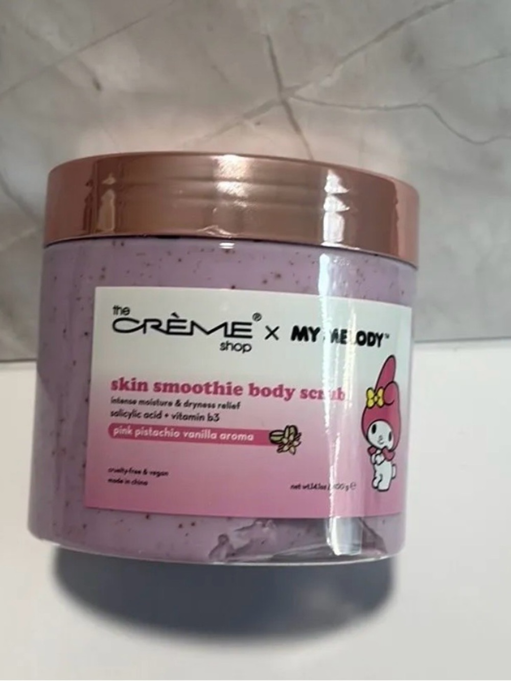 Pink Pistachio Vanilla Skin Smoothie Body Scrub - Pink
